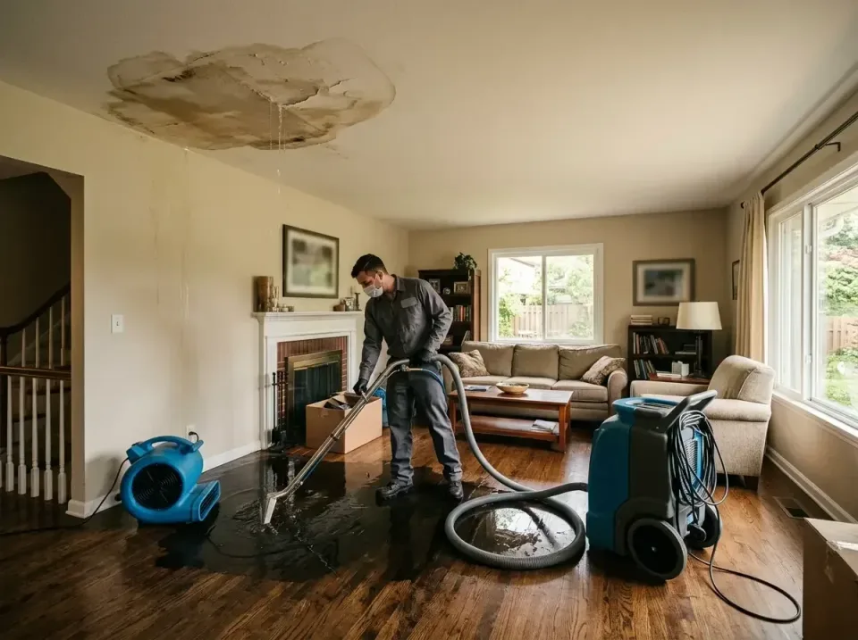 attic-pipe-burst-ceiling-drip-008 — frequently asked questions, Water Damage Restoration & Carpet Care in Mount Morris, IL